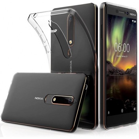 Nokia 6.1 silicone hoesje transparant