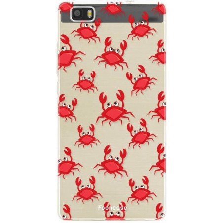 FOONCASE Huawei P8 Lite 2016 hoesje TPU Soft Case - Back Cover - Crabs / Krabbetjes / Krabben