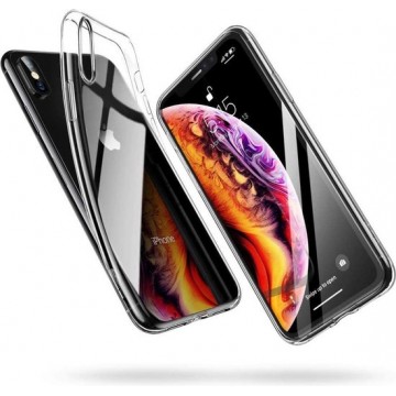 iPhone X / XS - Soft  Silicone Hoesje - Transparant