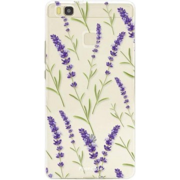 FOONCASE Huawei P9 Lite hoesje TPU Soft Case - Back Cover - Purple Flower / Paarse bloemen