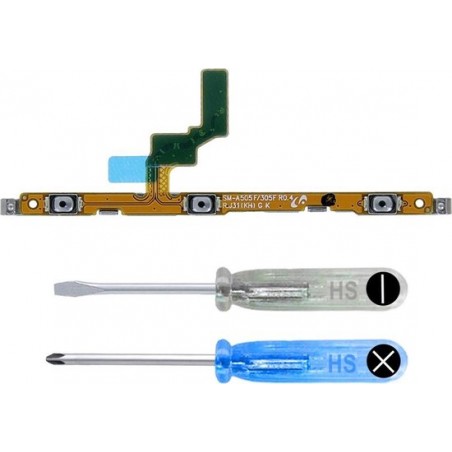 MMOBIEL Power Button voor Samsung Galaxy A50 / A505 - On/Off Volume Schuifregelaar - Flex Kabel - inclusief Tools