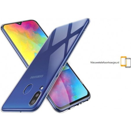 Nieuwetelefoonhoesjes.nl / Samsung Galaxy M20 Transparant siliconen hoesje