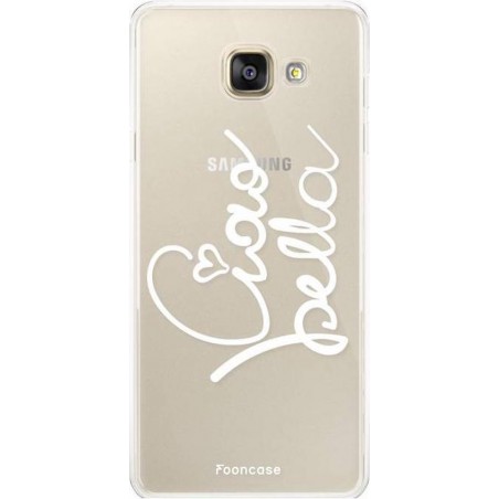 FOONCASE Samsung Galaxy A3 2017 hoesje TPU Soft Case - Back Cover - Ciao Bella