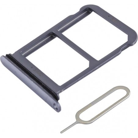 MMOBIEL Sim Tray Kaart Houder Nano Slot voor Huawei P20 (ZWART)