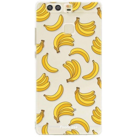 FOONCASE Huawei P9 hoesje TPU Soft Case - Back Cover - Bananas / Banaan / Bananen