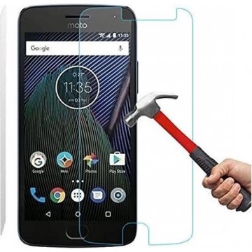 Motorola Moto G5s Screenprotector Glas - Tempered Glass Screen Protector - 1x