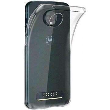 Hoesje CoolSkin3T TPU Case voor Motorola Moto Z3 Play Transparant Wit