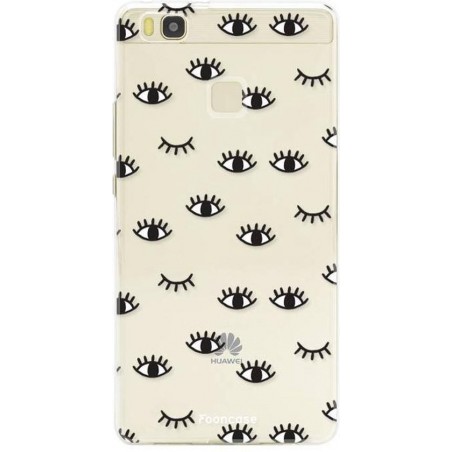 FOONCASE Huawei P9 Lite hoesje TPU Soft Case - Back Cover - Eyes / Ogen