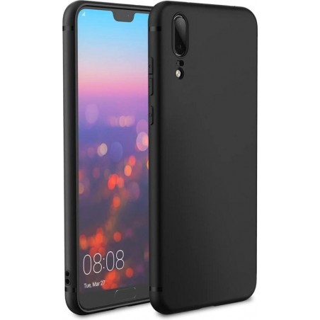 Huawei P20 - Silicone Hoesje - Zwart