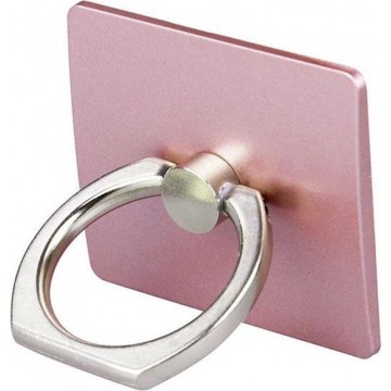 Smartphone Ring Stand -  Universal 360 rotating finger ring - Rose pink