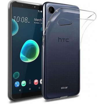 Hoesje CoolSkin3T TPU Case voor HTC Desire 12 Transparant Wit