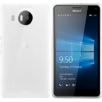 Hoesje CoolSkin3T TPU Case voor Microsoft Lumia 950 XL Transparant Wit