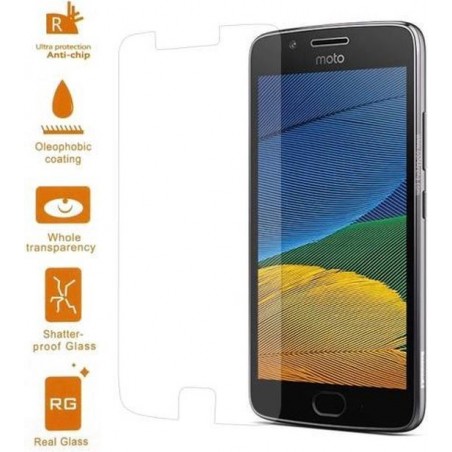 1x Motorola Moto G5 screenprotector glas tempered glass