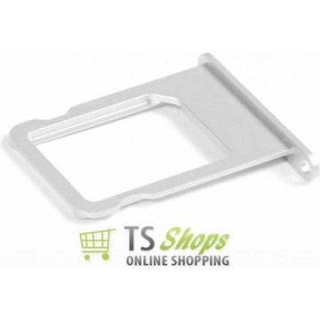 Metal micro Simcard tray holder Wit White voor Apple iPhone 5