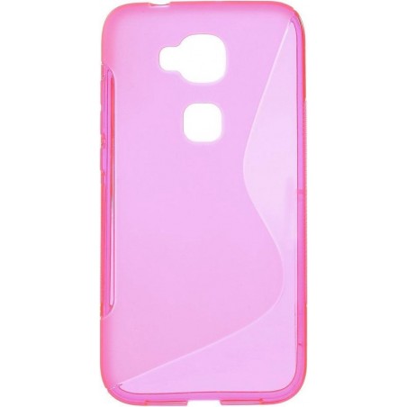 Huawei G8 TPU Case S-Shape Roze