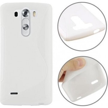 LG Optimus G3 S - hoes cover case - TPU - wit