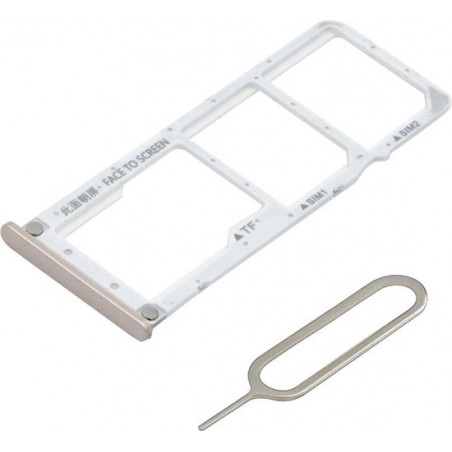 MMOBIEL Sim Tray Kaart Houder Nano Slot voor Xiaomi Mi A2 Lite (GOUD)