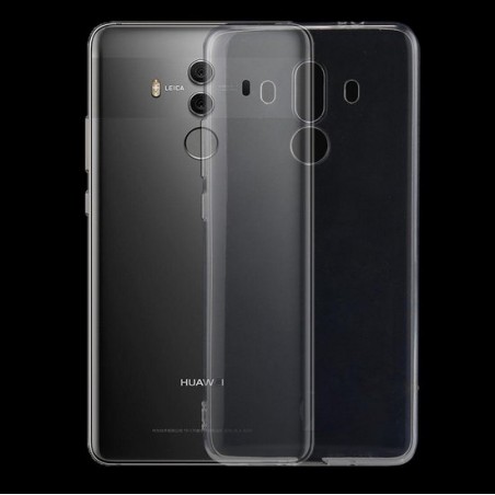 Let op type!! Voor Huawei Mate 10 Pro 0 75 mm ultra-dunne transparante TPU beschermhoes (transparant)