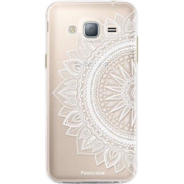 FOONCASE Samsung Galaxy J3 2016 hoesje TPU Soft Case - Back Cover - Mandala / Ibiza