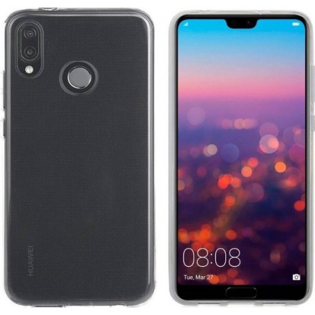 CoolSkin3T Hoesje voor Huawei P20 Lite in Transparant Wit