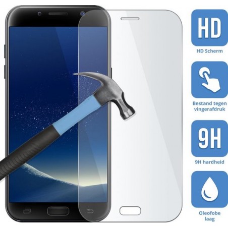 Sterke screenprotector voor Samsung Galaxy Note 4 2.5D 9H tempered glass