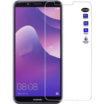 Huawei Y7 2018 Screenprotector Glas - Tempered Glass Screen Protector - 1x