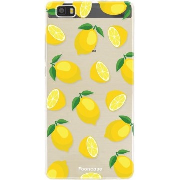 FOONCASE Huawei P8 Lite 2016 hoesje TPU Soft Case - Back Cover - Lemons / Citroen / Citroentjes