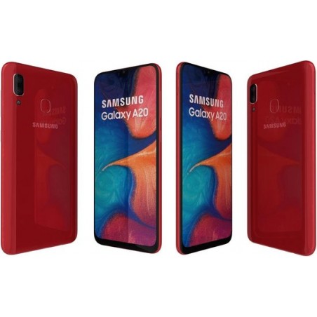 Samsung Galaxy A20 - 32GB - Dual Sim - Rood