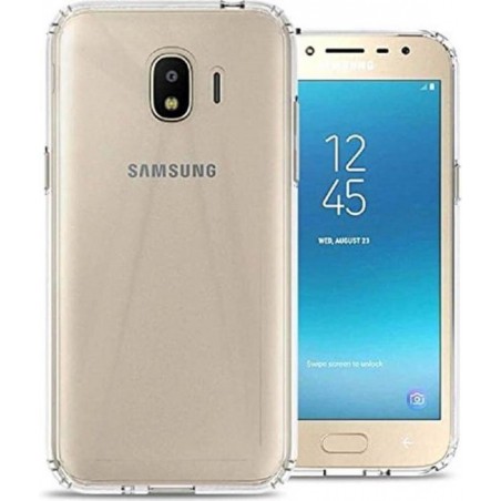 Hoesje CoolSkin3T TPU Case voor Samsung J4 2018 Transparant Wit