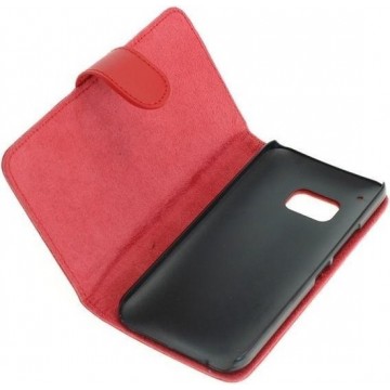 Bookstyle Case hoesje HTC One M9 - Rood (OP is OP, komen niet weer)