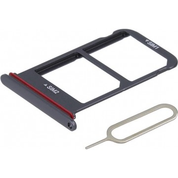 MMOBIEL Sim Tray Kaart Houder Nano Slot voor Huawei Mate 10 Pro (titanium grey)
