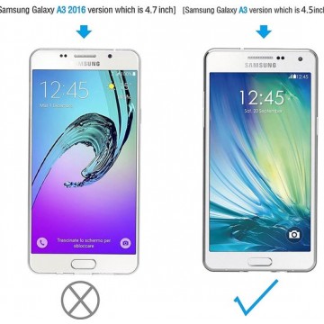 EmpX.nl Samsung Galaxy A3 (2015) TPU Transparant Siliconen Back cover