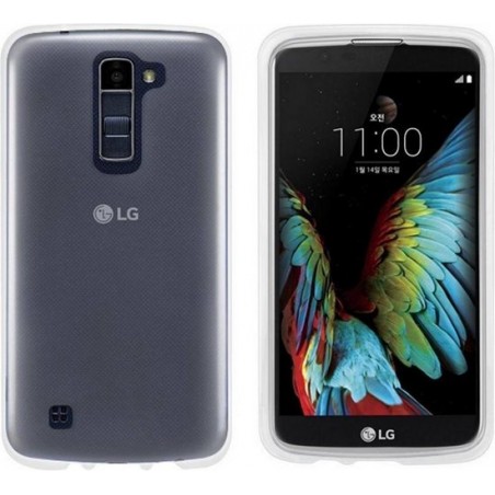 Hoesje CoolSkin3T TPU Case voor LG K10 Transparant Wit