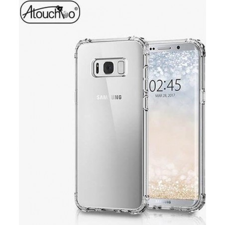 Atouchbo - Back Cover voor Samsung Galaxy S8 - TPU - Anti Shock - Transparant
