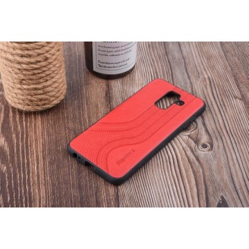 Backcover hoesje voor Samsung Galaxy A6+ (2018) - Rood (A6 Plus 2018)