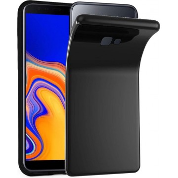 Soft TPU Zwart hoesje Silicone Case Samsung Galaxy J4 2018