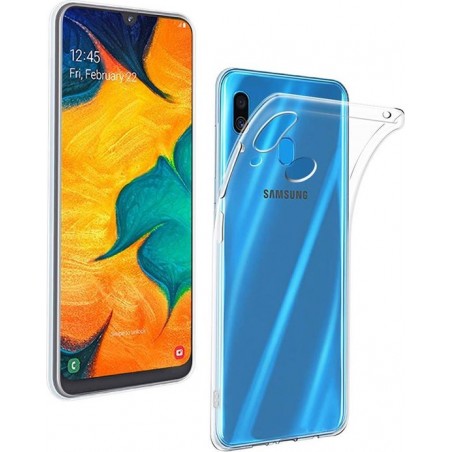 Samsung Galaxy A30 Hoesje - Siliconen Backcover -Transparant