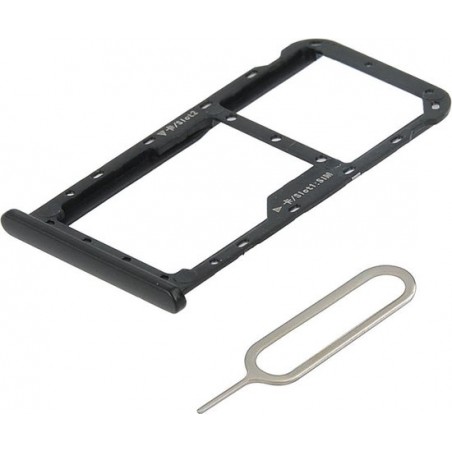 MMOBIEL Sim Tray Kaart Houder Nano Slot voor Huawei Mate 10 Lite (ZWART)