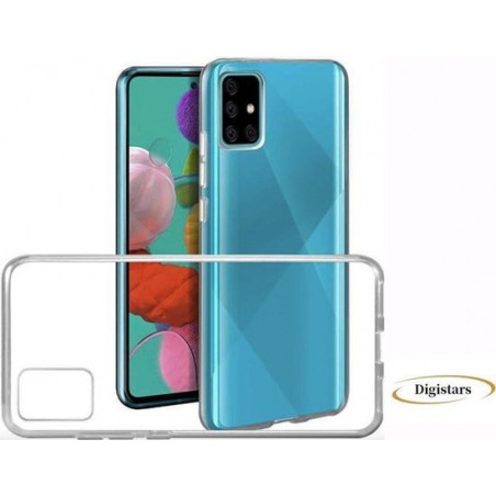 Samsung A91 hoesje transparant - back cover - transparant - Samsung Galaxy A91