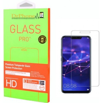 DrPhone 1x Huawei Mate 20 Lite Glas - Glazen Screen protector - Tempered Glass 2.5D 9H (0.26mm)