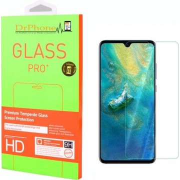 DrPhone 1x Huawei Mate 20 Glas - Glazen Screen protector - Tempered Glass 2.5D 9H (0.26mm)