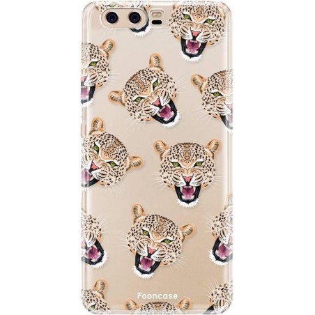 Huawei P10 - TPU Soft Case - Back Cover telefoonhoesje - Leopard / Luipaard Print d