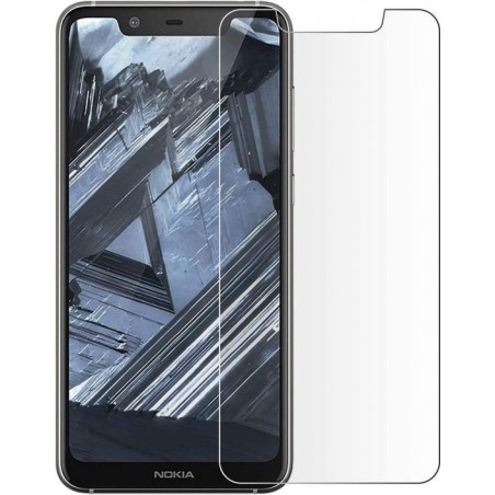 Nokia 5.1 Screenprotector Glas - Tempered Glass Screen Protector - 1x