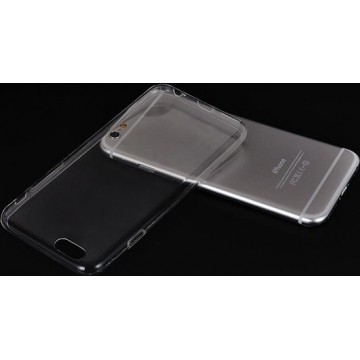 Telefoonhoesje voor iPhone 6S Plus Transparant - Dun flexibel siliconen