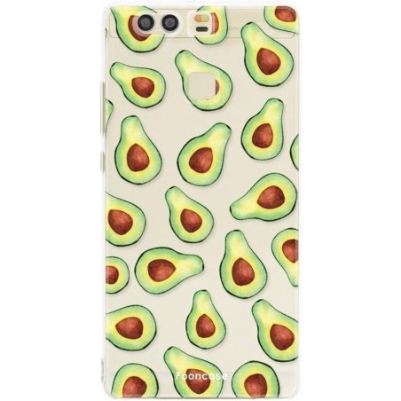 FOONCASE Huawei P9 hoesje TPU Soft Case - Back Cover - Avocado