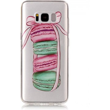 Softcase hoes macarons Samsung Galaxy S8 Plus