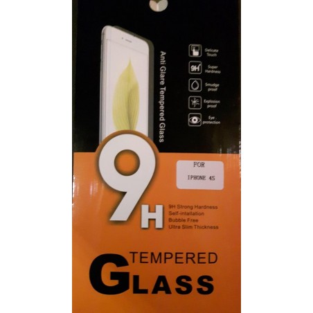iPhone 4s tempered glass - glazen screenprotector 9H 2.5D 0,3 mm