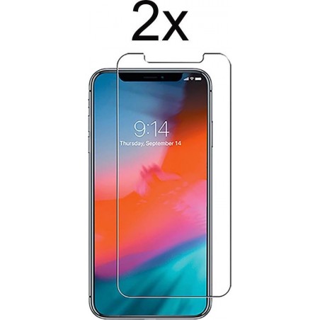 Screenprotector iphone 11 - iPhone 11 Screenprotector - iPhone xr Screenprotector glas - screen protector iphone xr - 2 stuks