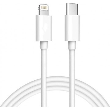 Apple iPhone lightning naar USB-C kabel - 1m wit - data- en oplaadkabel type-C