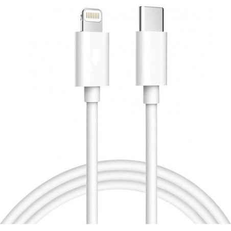Apple iPhone lightning naar USB-C kabel - 1m wit - data- en oplaadkabel type-C